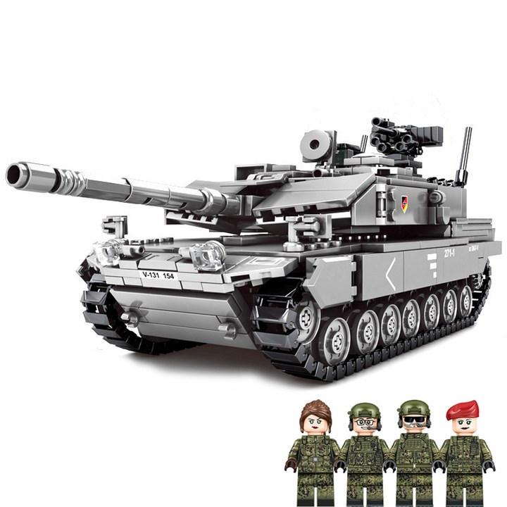 중국레고 프랜드 테크닉 밀리터리 탱크 레오파르트 2A7플러스 레고호환블럭 0104