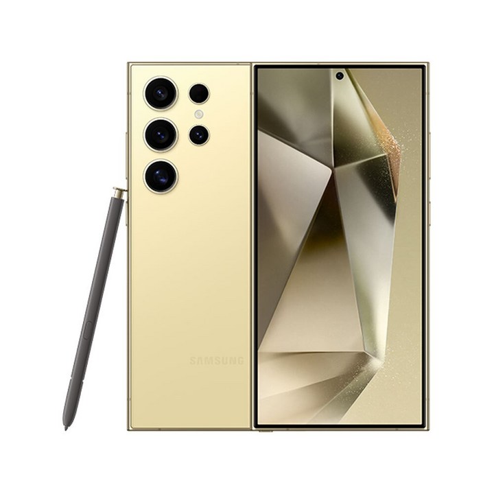 삼성 갤럭시 S24울트라 중고 공기계 핸드폰, 256GB, 티타늄 옐로우A급