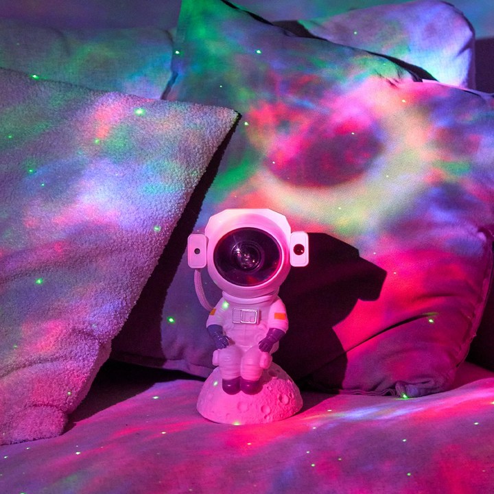 스밀비 우주인 우주 비행사 블루투스 스피커 집들이선물 오로라 무드등