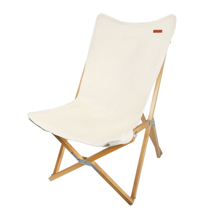 카르닉 접이식 감성 캔버스 우드체어 너도밤나무 원목 의자, 1개, 캔버스 우드체어XL