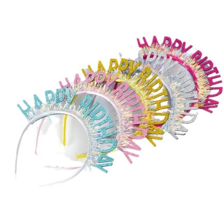생일 머리띠 파티 축하 용품 해피벌스데이 홈파티