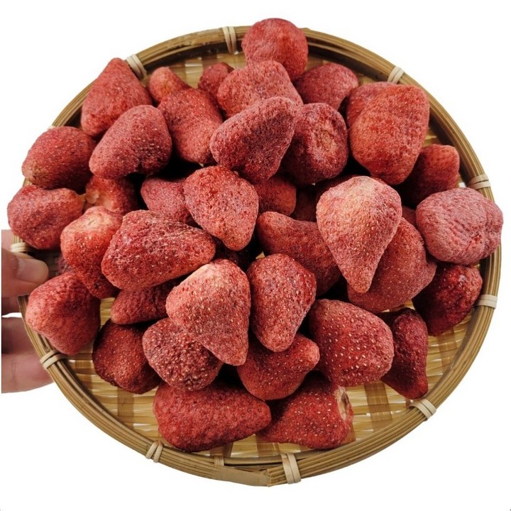 주5일 보존료 화학첨가물 제로 무첨가 동결건조 딸기, 1개, 300g