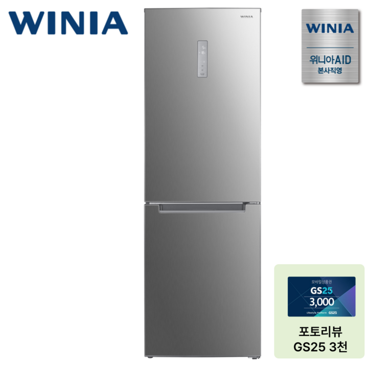 주말한정특가 위니아 냉장고 310L EWRC326EEMSUOA, EWRC326EEMSUOA