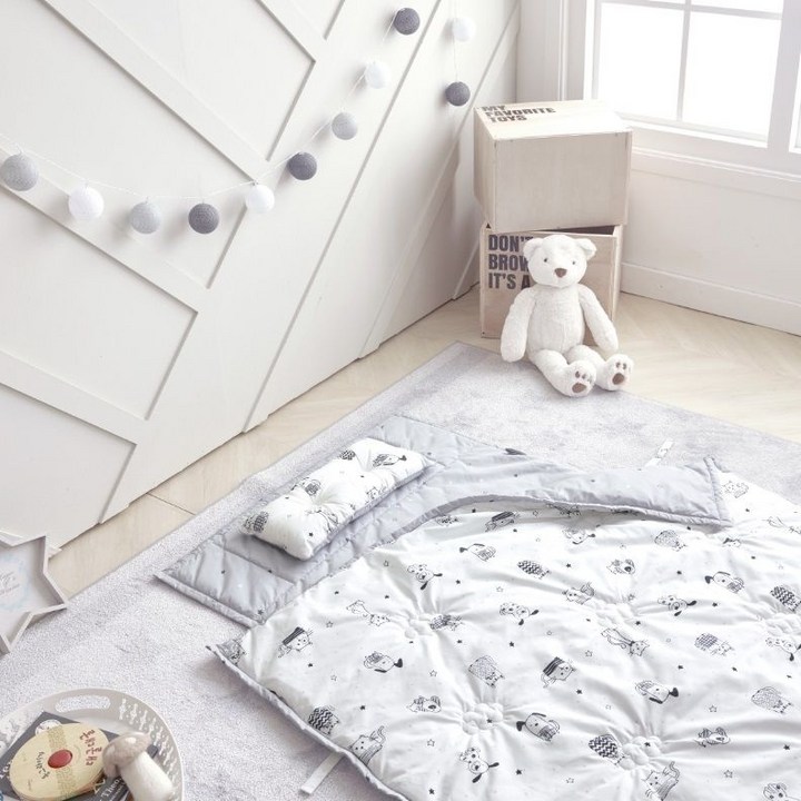 알레르망 베이비 키즈 아동 이불세트 몰리 일체형 낮잠이불세트