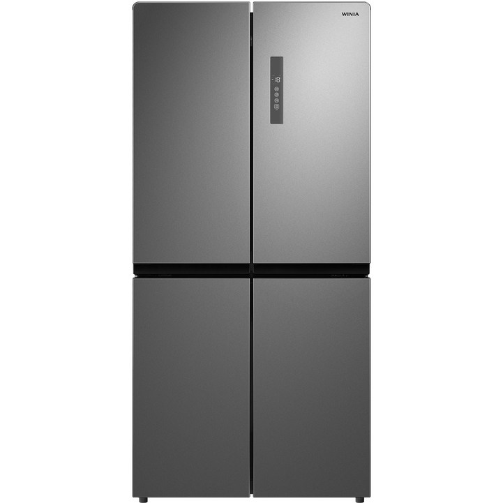 위니아 세미빌트인 4도어 냉장고 479L 방문설치, VWRW486GEMISO, 이녹스 실버 - 쇼핑앤샵