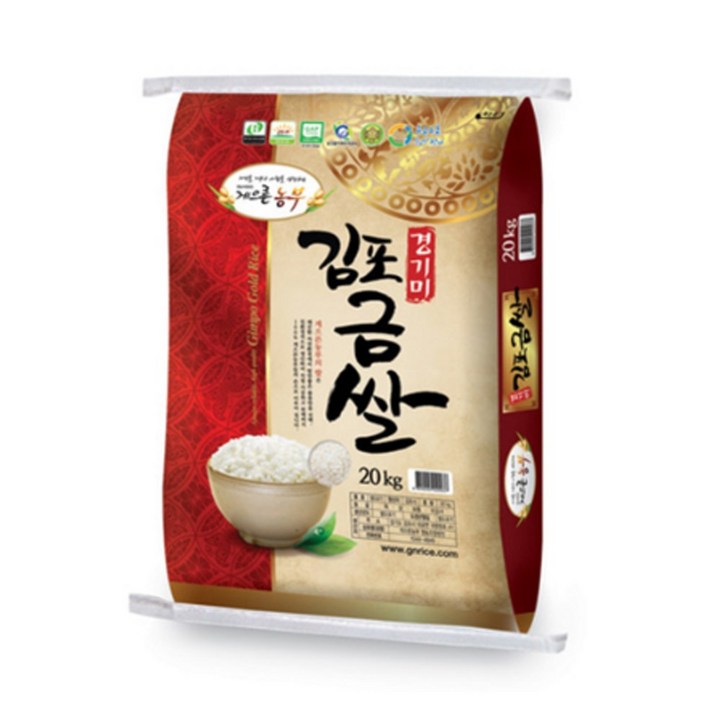 22년 햅쌀 김포금쌀 특등급 꿈마지 쌀20kg 경기미 단일품종, 단품 - 투데이밈