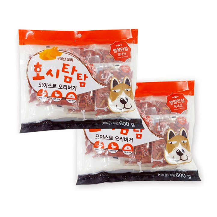 호시탐탐 모이스트 애견간식 져키 600g