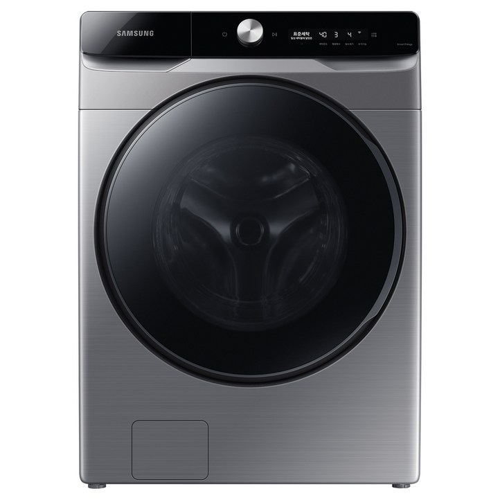 삼성전자 그랑데 세탁기 AI 이녹스 실버 WF21T6500KP 21kg 방문설치