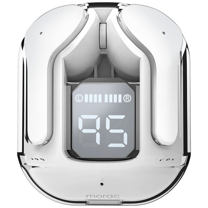 모락 글로우팟 블루투스 무선 이어폰, MRGLOWPODS, 화이트
