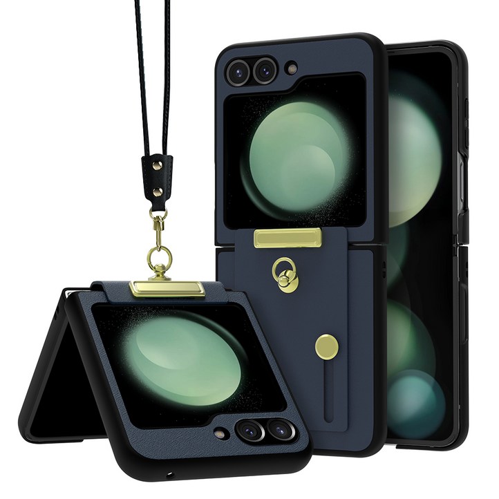 엑씨 드레시 휴대폰 케이스  목걸이 스트랩 세트