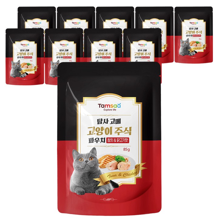 탐사 고양이 고메 주식 파우치