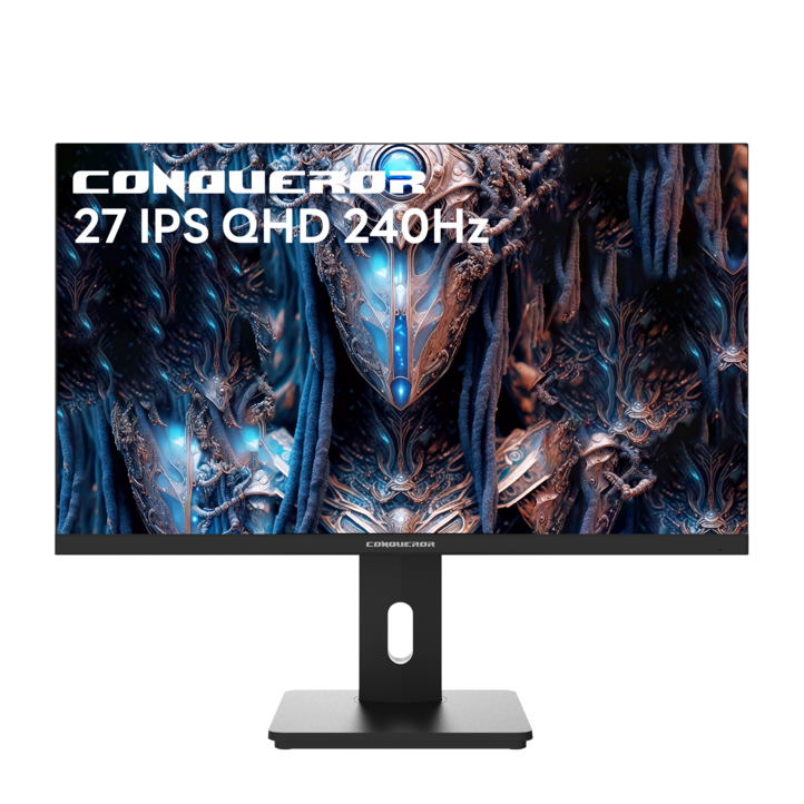 빅트랙 컨커러 68.58cm IPS QHD 240Hz 1ms CType 게이밍 모니터 블랙, 27FM24001Q일반