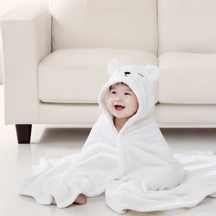 조이멀티 파스텔 양 유아 목욕타올