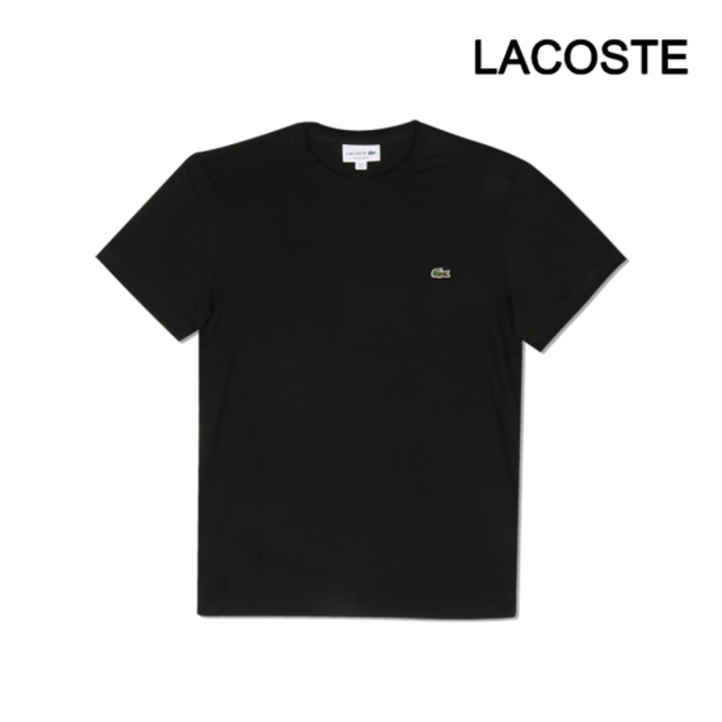 LACOSTE 반팔티셔츠 크루넥 기본 블랙 TH2038031