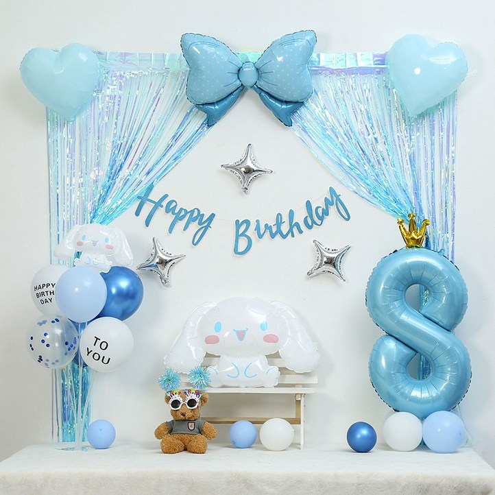피앤비유니티 산리오 생일가랜드커튼세트