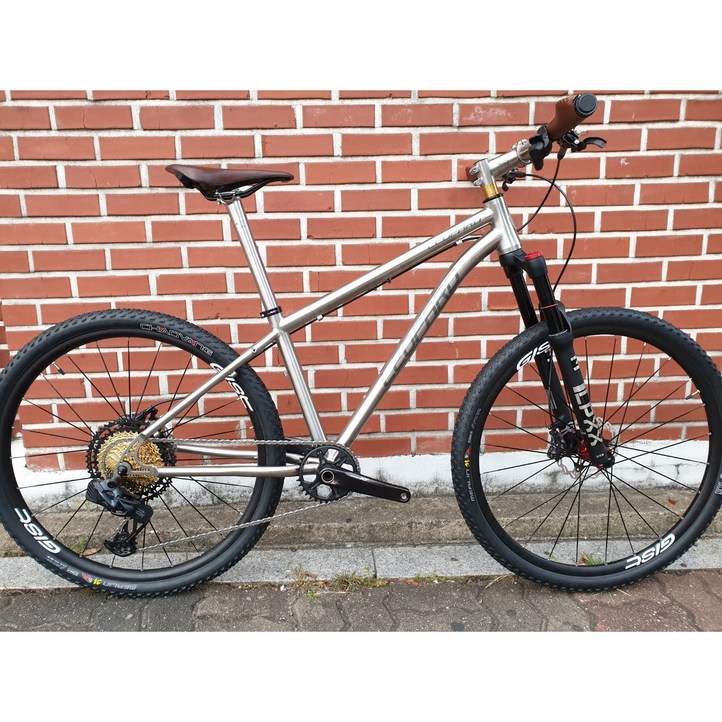 레오파드LEOPARD 풀티타늄 티타늄 자전거 MTB 무선 스램 GX 완성차, 15인치
