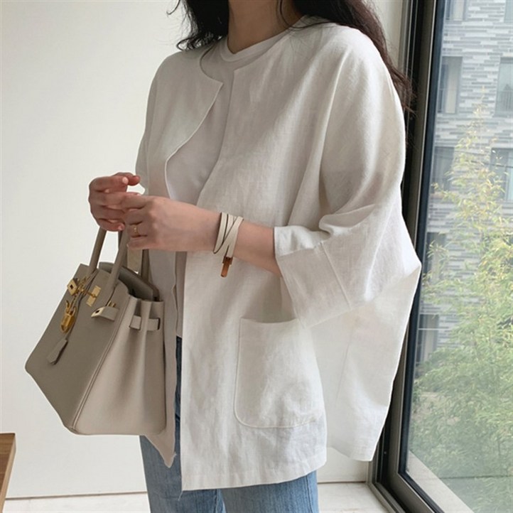 AOKADA 린넨 박시 핏 오버핏 루즈핏 면 마 데일리 심플 남방 가디건 여성 셔츠 블라우스 AOKADA 린넨 박시 핏 오버핏 루즈핏 면 마 데일리 심플 남방 가디건 여성 셔츠 블라우스