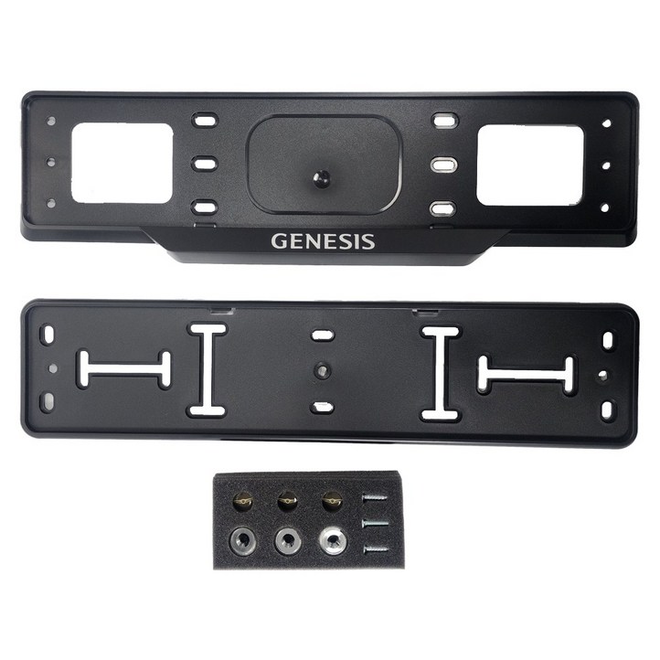 제네시스 라이센스 플레이트 가드  볼트 세트 2P 번호판가드 블랙 볼트 3개입