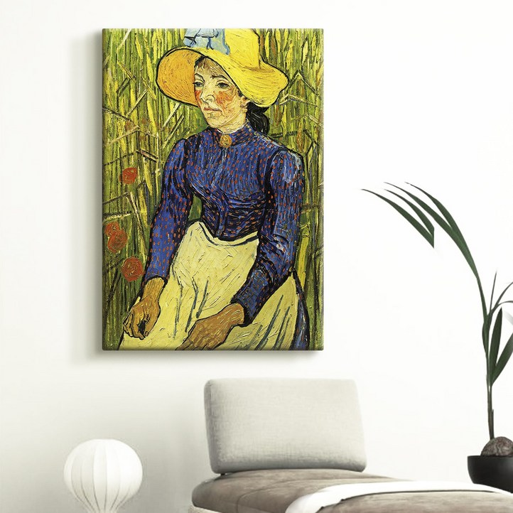 더 아트 컴퍼니 빈센트 반 고흐 명화그림 인테리어 캔버스액자 80종 140, 34. VG젊은 시골여인의 초상