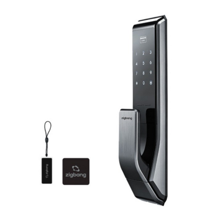 직방 푸시풀 핸들 도어록 SHS-P710, P710, 고객직접설치