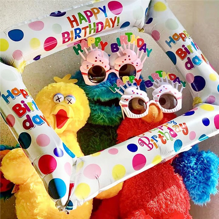 파티앤온 간편 생일풍선 인증샷 파티세트, 1세트