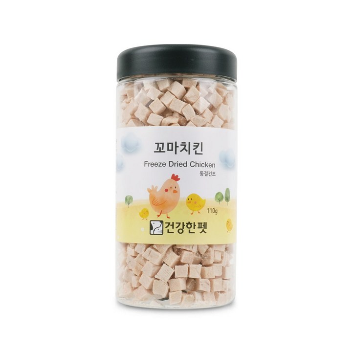 건강한펫 동결건조 꼬마트릿 치킨 110g