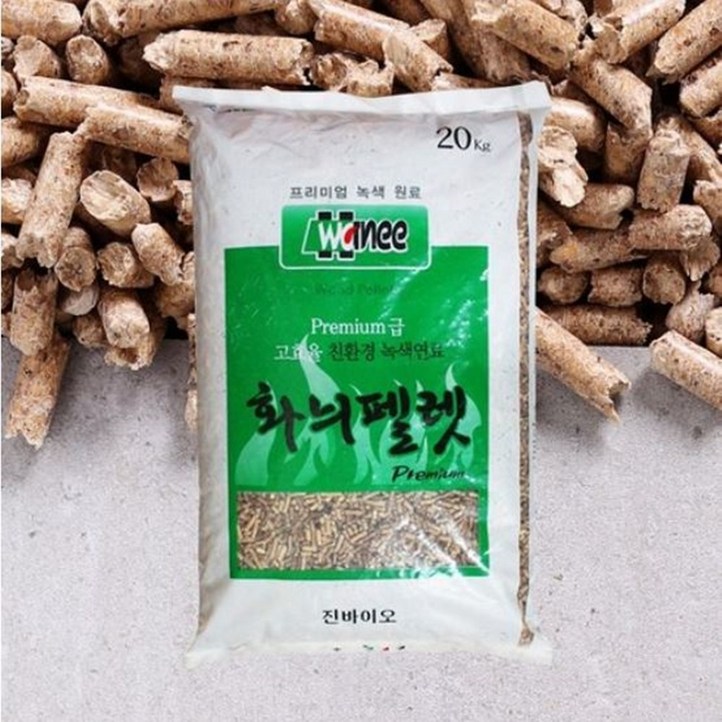 모두팜 화늬펠렛 20kg 연료용 난방용 화목난로 캠핑연료 목재 우드펠렛