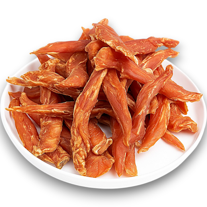 국내산 강아지 수제간식 닭가슴 대용량 무방부제 개껌 반려동물 치석제거 육포 개맛도리, 750g, 2개, 닭