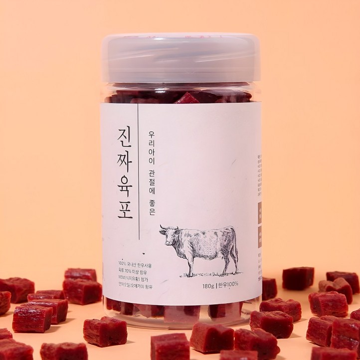 진짜육포 강아지 간식 져키 180g
