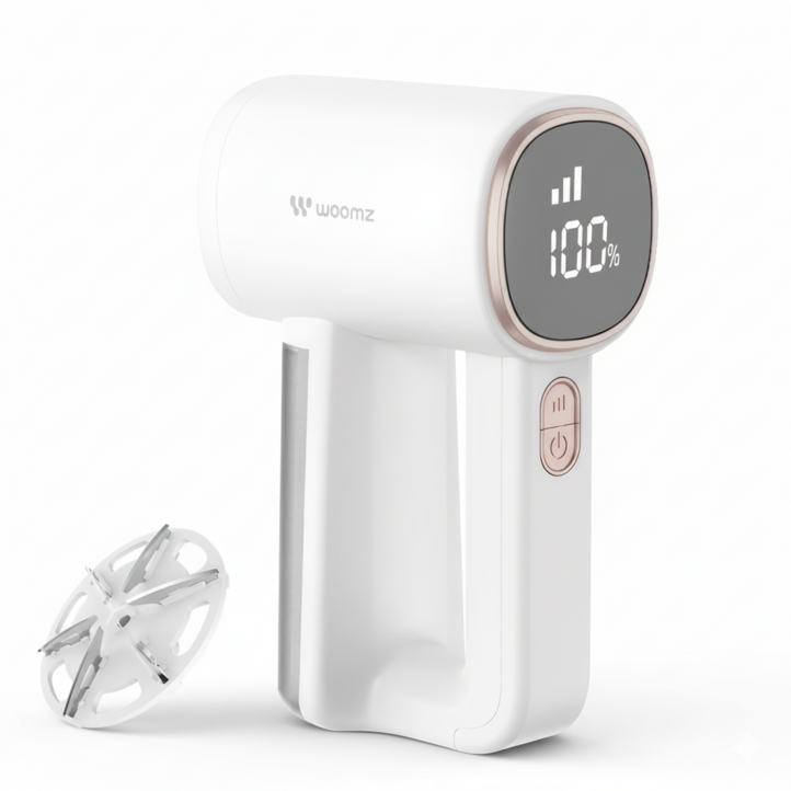 움즈 보풀제거기 세탁소용 충전식 전기식 6중날 보푸라기제거, WZLX700