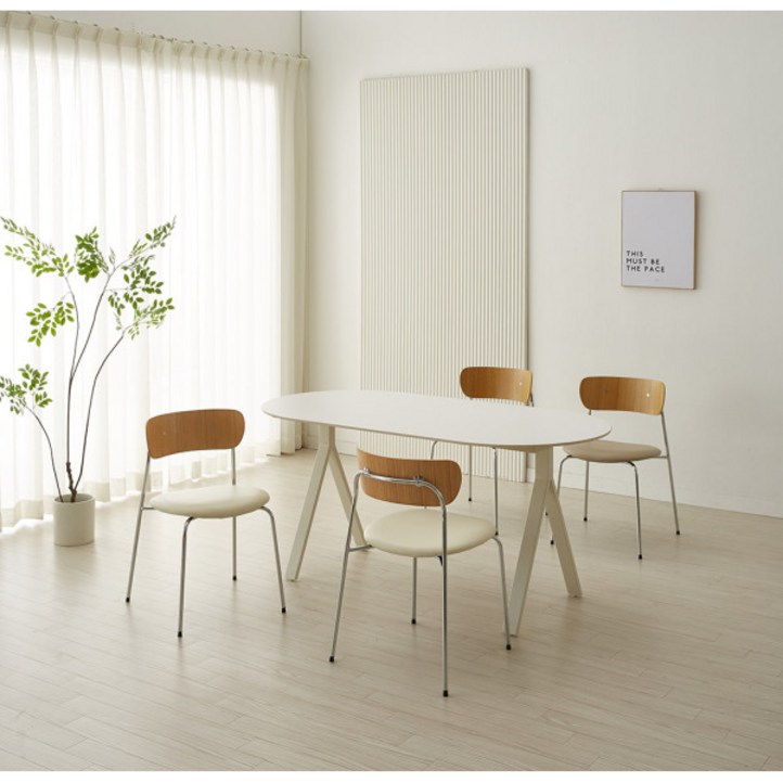 오노홈 피아세라믹테이블1600 화이트 베이지