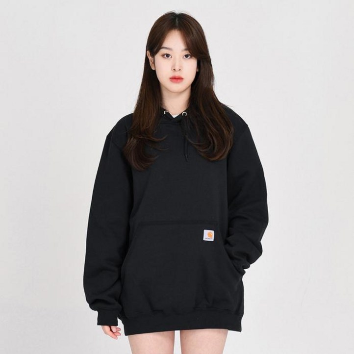 칼하트 (K121) 미드웨이트 후드티 BLACK