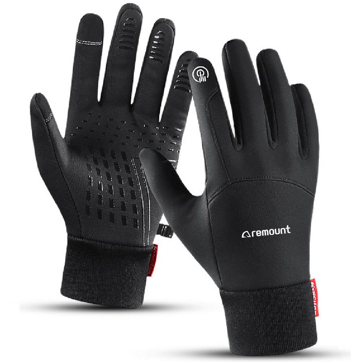 REMOUNT 기모 등산 장갑 방수 방한 자전거, 1개