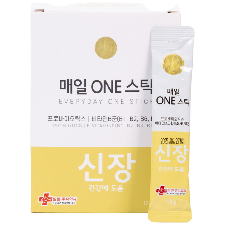 매일ONE스틱 매일원스틱 강아지 고양이 기능성 츄르 종합 영양제 프로바이오틱스, 30회분, 신장, 1개