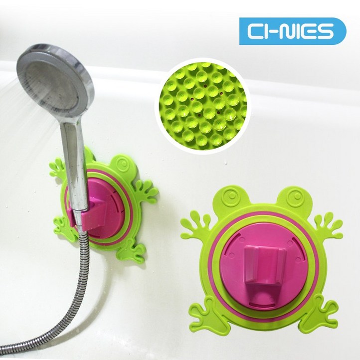 87개 문어빨판 360도 회전식 개구리샤워기거치대