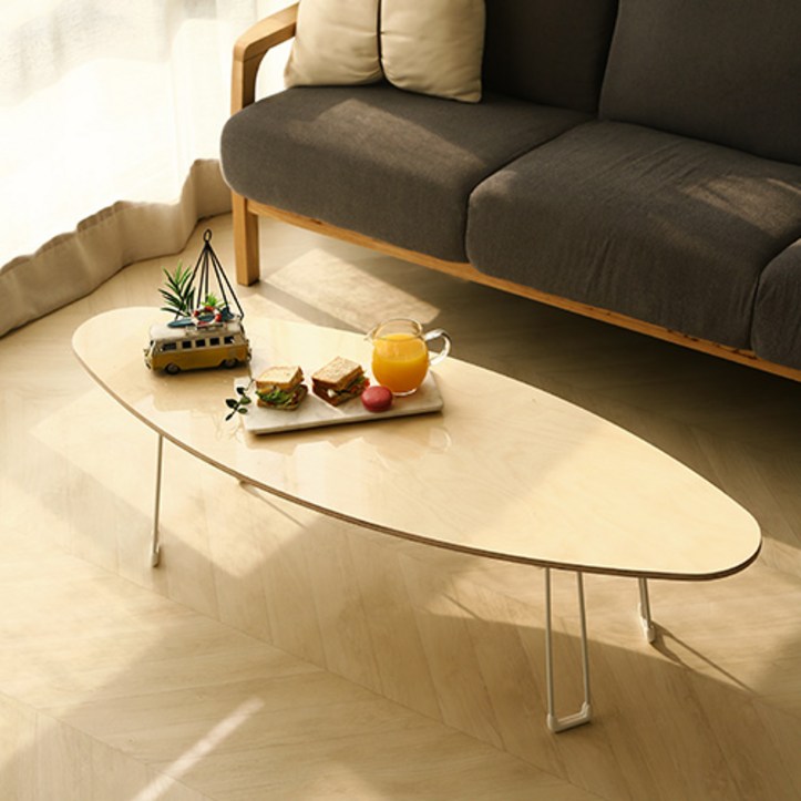 스토리퍼니쳐 자작나무 서핑보드 테이블 대형