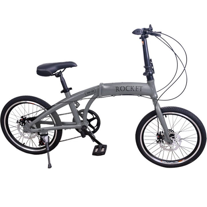 닥터바이크 미니벨로 50.8cm 시마노7단 알루미늄프레임 자전거 ROCKET AM-20, 멧그레이, 146cm