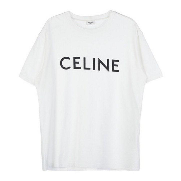 셀린느 명품셀린느 로고 반팔 티셔츠 2X681671Q 01OB 2X6816 71Q0 1OB0 1