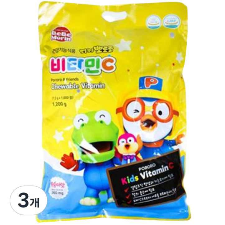 뽀로로 복숭아맛 유아 비타민C 뽀로로 복숭아맛 유아 비타민C
