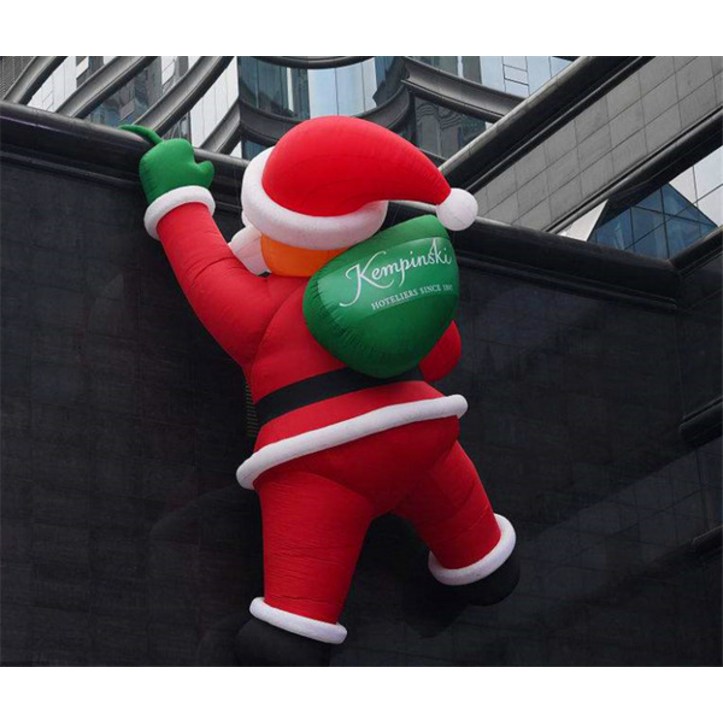 벽타는 산타 크리스마스 이벤트 소품 대형 인형 풍선 - 쇼핑뉴스