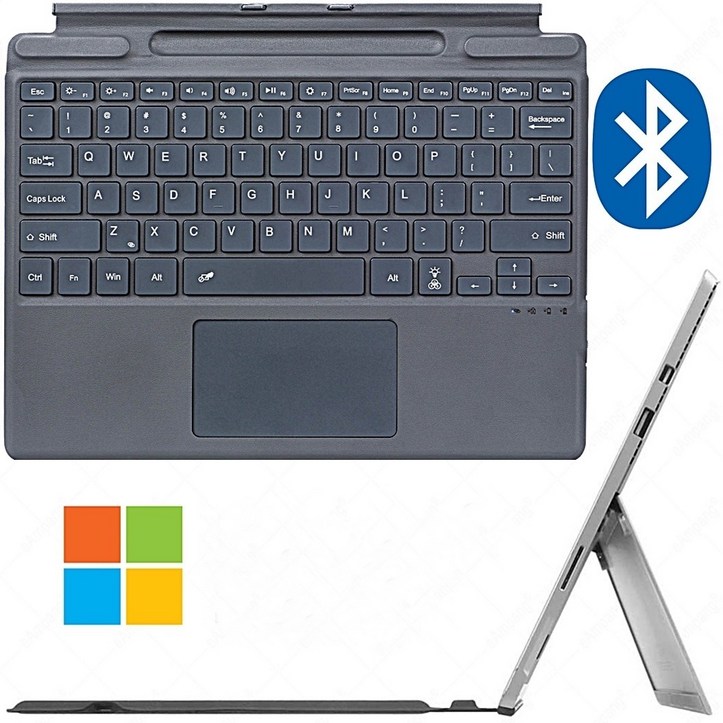마이크로소프트 서피스 시그니처 키보드 한글 레이저각인 키보드타입 커버 태블릿 PC 커버 7칼라 백라이트 PC 전용 키보드 Pro 8 전용 Pro 3~7 전용 7332373220