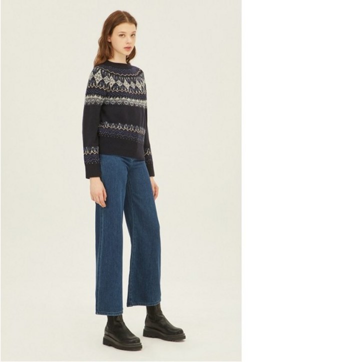 시슬리 SISLEY 뒷밴딩 와이드 데님 팬츠 SADP34261 2COLOR 시슬리 SISLEY 뒷밴딩 와이드 데님 팬츠 SADP34261 2COLOR