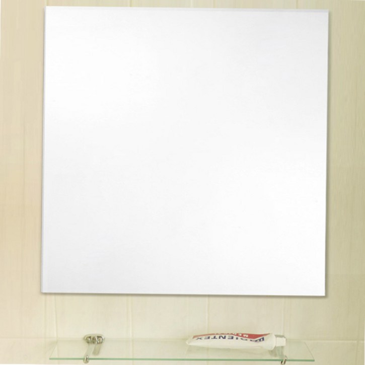 미소아이 욕실겸용 벽거울 500 x 500 mm, 투명