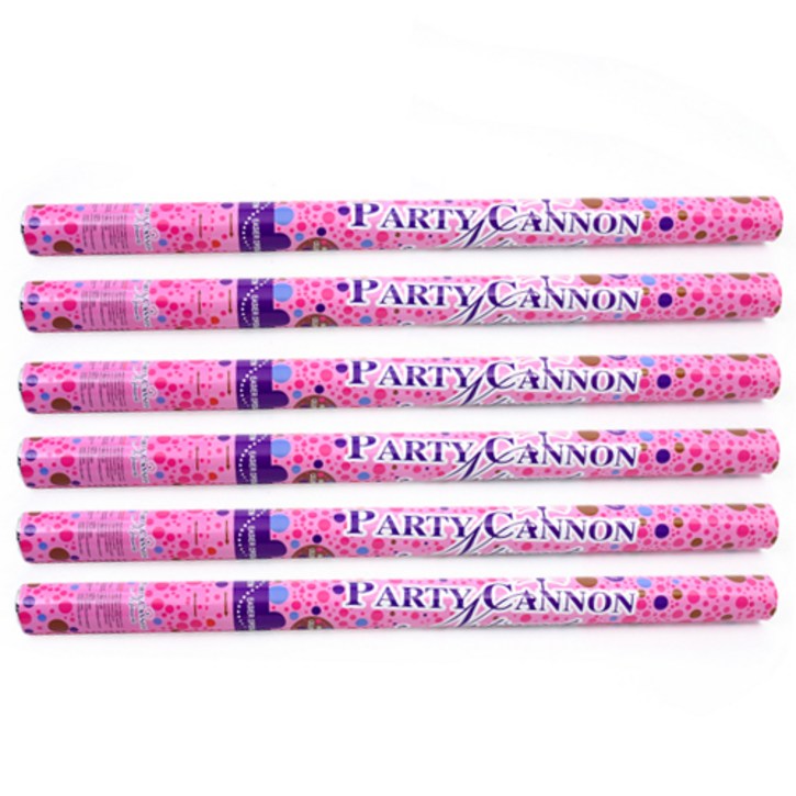 파티해 공기압폭죽 하얀종이꽃가루