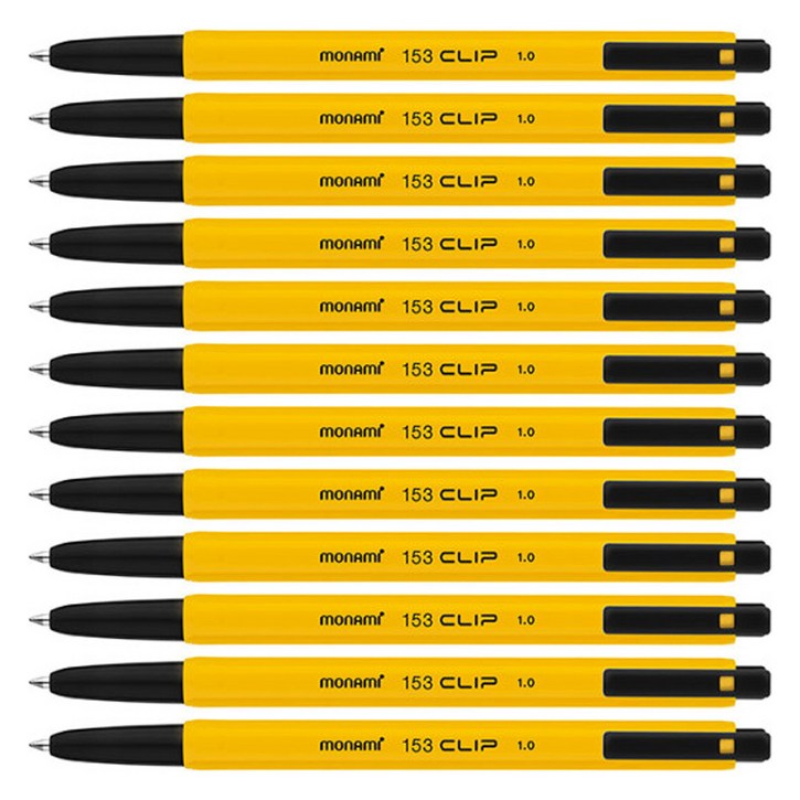 모나미 153 클립 볼펜 1.0mm
