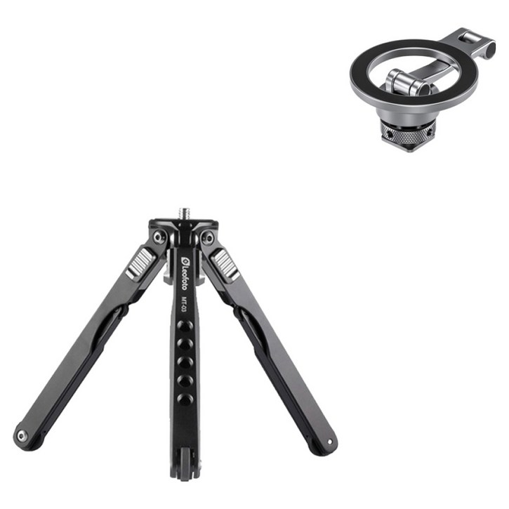 레오포토 맥세이프 콜드슈 스마트폰 홀더  미니삼각대 세트