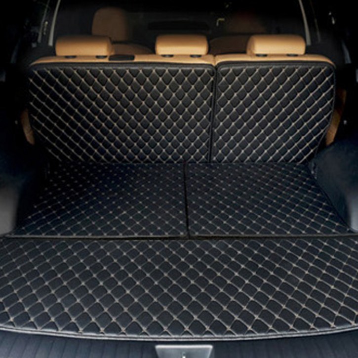 gaon 3D 퀼팅 가죽 트렁크매트 바닥 + 등받이 세트  일체형