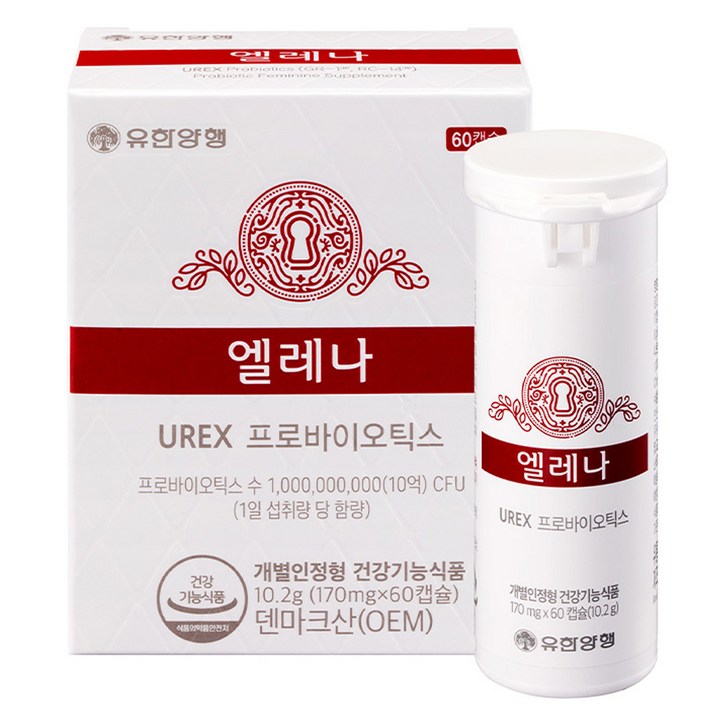 엘레나 유산균, 60정, 1개 엘레나 유산균, 60정, 1개