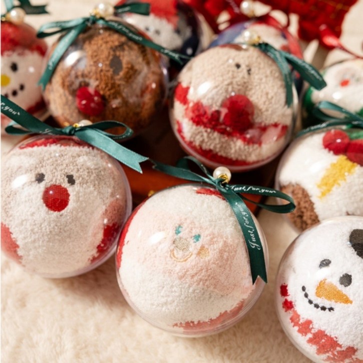 크리스마스 오너먼트 투명 볼 장식 케이스 포장 선물 상자