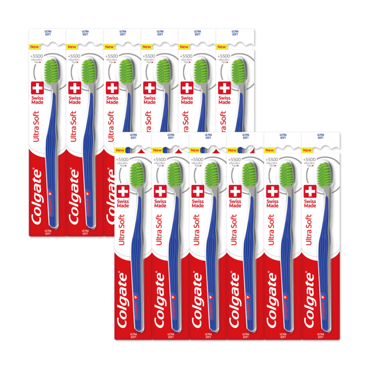 콜게이트 칫솔 스위스 울트라 소프트1입 x 12팩